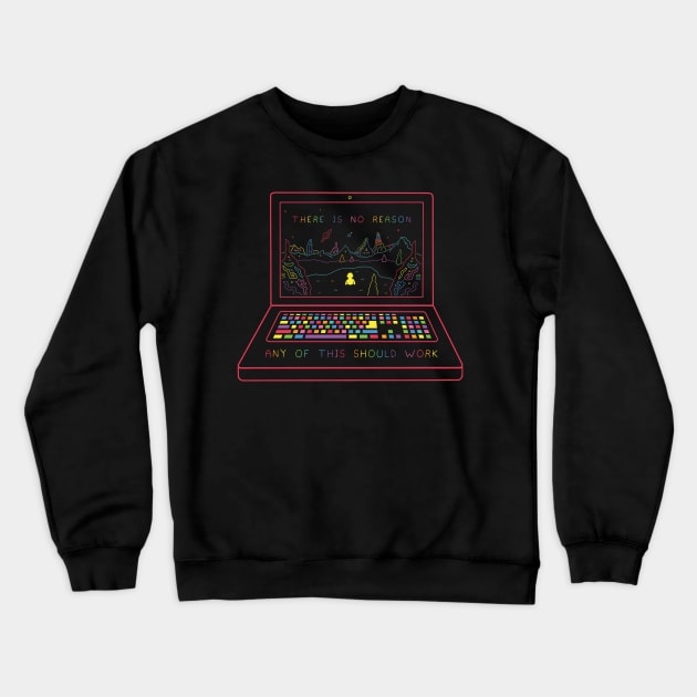 No Reason Crewneck Sweatshirt by RaminNazer